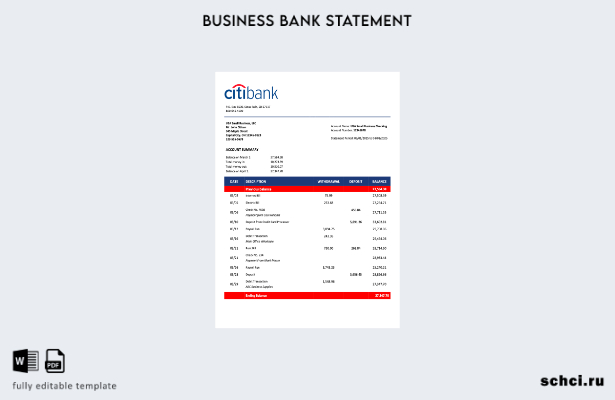 Загрузка в цифровом формате. Заявление организации Citibank в США. Шаблон в форм