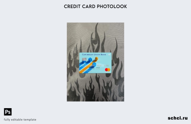 цифровая загрузка Антигуа и Барбуда Caribbean Union Bank шаблон фотоизображения