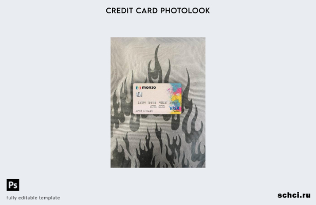 цифровая загрузка Великобритания Monzo Bank Visa Electronic Card фотоизображение