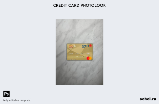 цифровая загрузка Венгрия Erste Bank Mastercard фотоизображение переднего шаблон