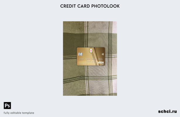 цифровая загрузка Иран Melli Bank Visa Gold Card фотоизображение переднего шабло