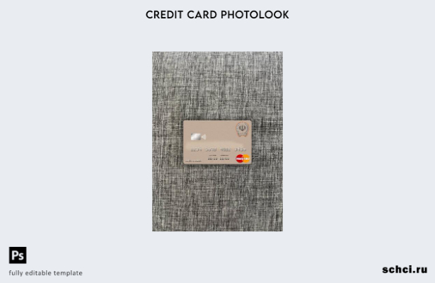 цифровая загрузка Ирана Sepah Bank Mastercard фотоизображение переднего шаблона