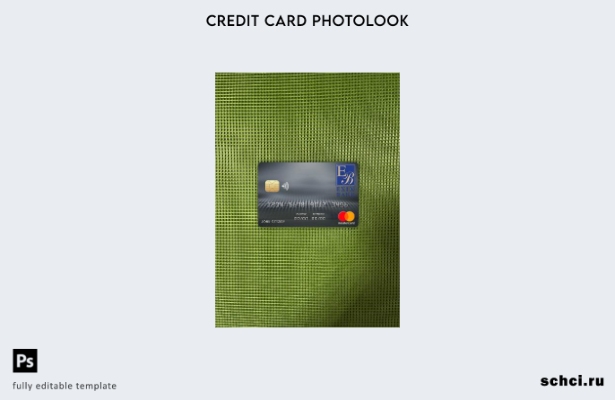 цифровая загрузка Коморского эксим банка Mastercard, фотоизображение, передний ш