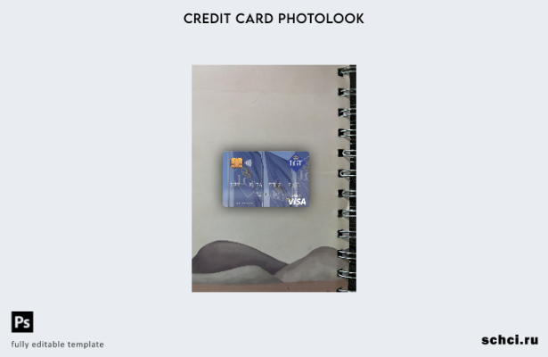 цифровая загрузка Лихтенштейн LGT Bank Visa дебетовая карта фотошаблон лицевой с