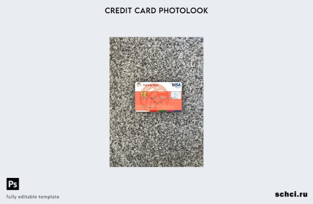 цифровая загрузка Молдова ProCredit Bank Visa Electron фотовид переднего шаблона