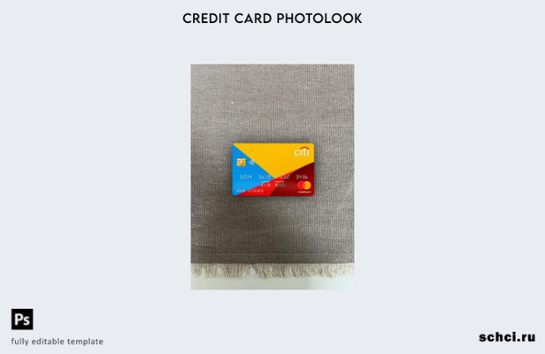 цифровая загрузка Нидерландов Citibank Mastercard, фотоизображение, лицевой шабл