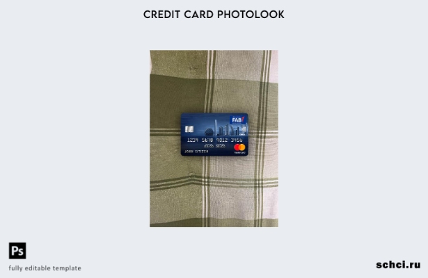 цифровая загрузка ОАЭ Первый шаблон карты Mastercard в Абу Даби с фотоизображени