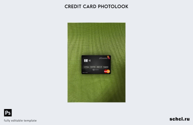 цифровая загрузка Пакистан Al Baraka Bank фотошаблон лицевой стороны mastercard