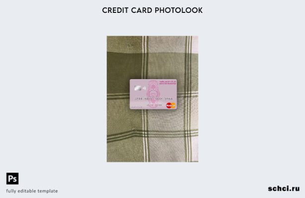 цифровая загрузка Палестина, шаблон лицевой стороны Mastercard Банка Палестины в