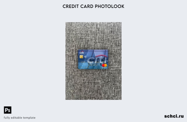 цифровая загрузка Перу Citibank Mastercard фотоизображение переднего шаблона
