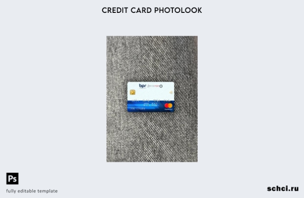 цифровая загрузка Руанда BPR Bank Mastercard фотоизображение переднего шаблона