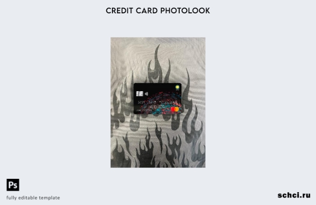 цифровая загрузка США MOVO Bank Mastercard Photolook передний шаблон