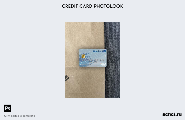 цифровая загрузка США, Южная Дакота, Metabank Visa, фотоизображение, передний ша
