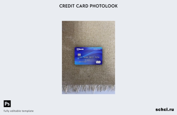 цифровая загрузка США, шаблон карты Mastercard банка США, фотоизображение передн