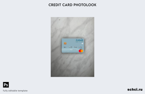 цифровая загрузка Сенегала Ecobank Sénégal mastercard, фотоизображение, лицевой