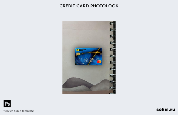 цифровая загрузка Словакия Raiffeisen Bank Mastercard фотовид переднего шаблона