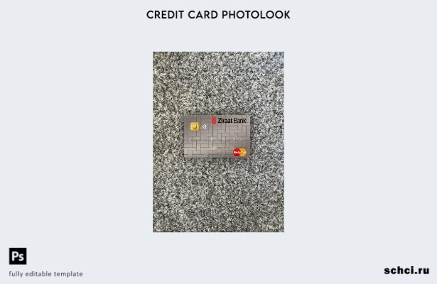 цифровая загрузка Узбекистан Зираат Банк Mastercard фотовид переднего шаблона
