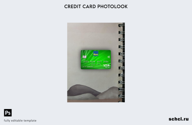 цифровая загрузка Уругвай Itau Bank Visa Electronic Card фотообраз переднего шаб