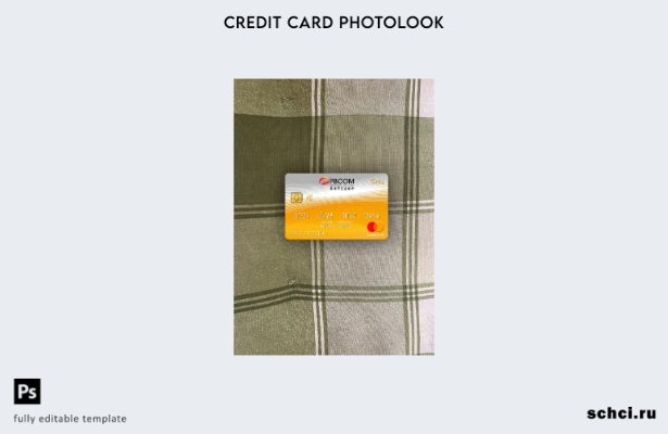 цифровая загрузка Филиппинский банк коммуникаций Mastercard Gold Photolook перед