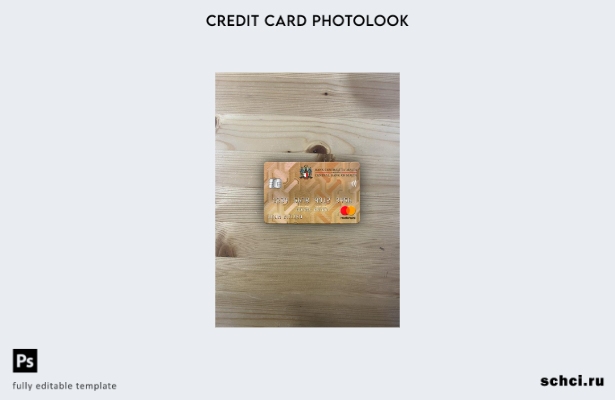 цифровая загрузка Центрального банка Мальты, шаблон Mastercard Photolook спереди