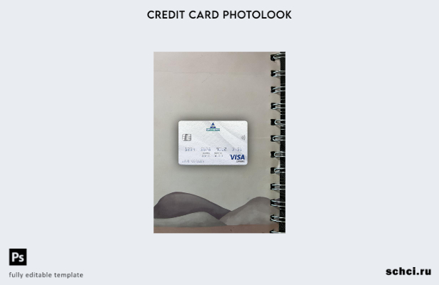 цифровая загрузка Черногория Atlasmont Bank Visa Classic, фотоизображение, перед