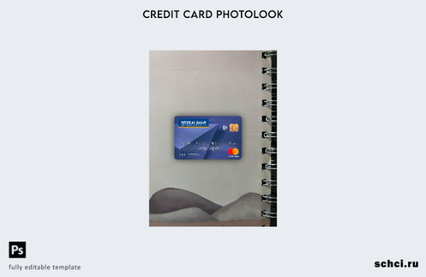 цифровая загрузка шаблон передней панели Mastercard Федерального банка Индии