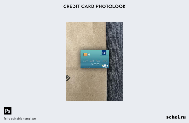 цифровая загрузка шаблона лицевой стороны дебетовой карты Visa Банка АБР Палау
