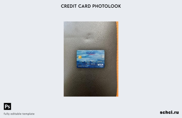 цифровая загрузка японского банка Mizuho Visa Classic, фотоизображение, передний