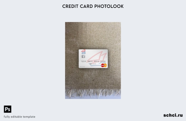 цифровая загрузка Kuwait Gulf Bank, шаблон фотоизображения на лицевой стороне ка