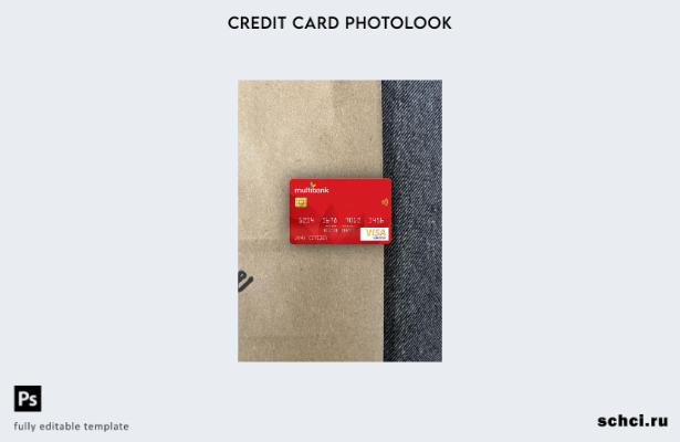 цифровая загрузка Panama Multibank Visa Electronic Card, фото, передний шаблон