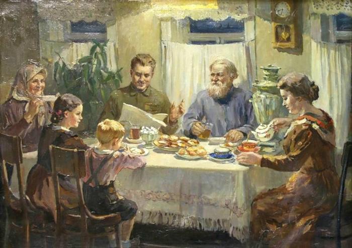 Баюскин За обедом