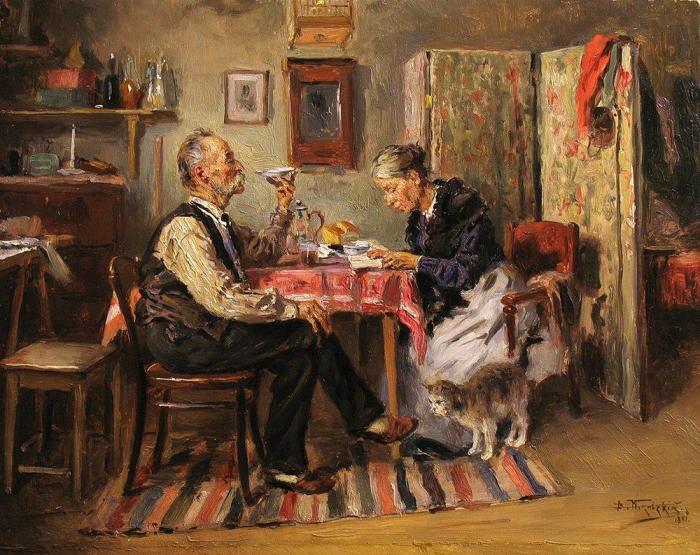 Маковский Утренний чай